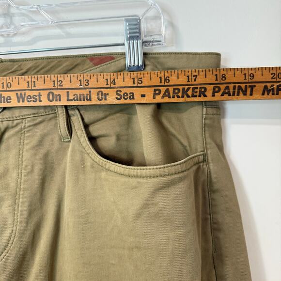 Burberry Brit Mens Straight Leg Chino Pants Tan Khaki 34 Regular Office Workwear - Picture 11 of 12